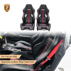 FER002 For Ferrari 458 Speciale carbon fiber Seat trim2