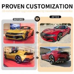 FER040-1-3 For Ferrari 12 Cilindri update Novbody kit & OEM car interior trims