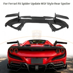 For Ferrari F8 Spider Update MSY Style Rear Spoiler