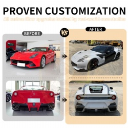FER079 For Ferrari F12 Update TDF Style Body Kit