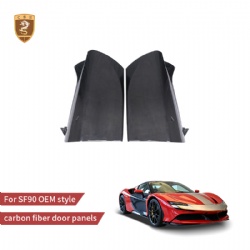 FER021-1 For Ferrari SF90 OEM style carbon fiber door panels