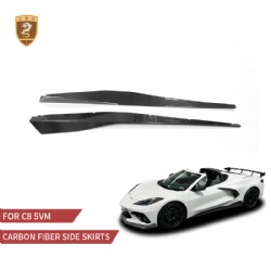 COR018 For Corvette C8 5VM style Side Skirts
