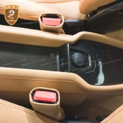 Ferrari 458 carbon fiber center console storage tray-replacement