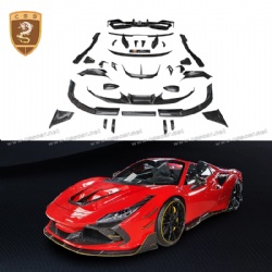 Ferrari F8 modified mansory dry carbon fiber body kit