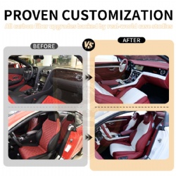 BEN023 For Bentley continental gt old to new car interior trims