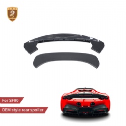 FER018-8 For Ferrari SF90 OEM style rear spoiler