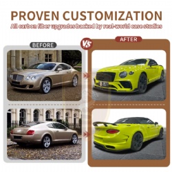 Mansory Style Half Carbon Fiber Body Kit For Bently Continental GT 2023