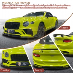 Mansory Style Half Carbon Fiber Body Kit For Bently Continental GT 2023