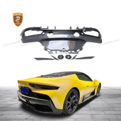 For Maserati mc20 dry carbon fiber oem style rear lip